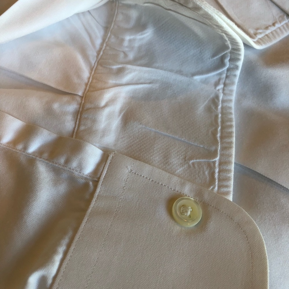 (2) Ike Behar cotton dress shirts identical 18-37 (big, like XXL) - Picture 12 of 14